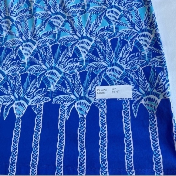 Lilly Pulitzer Bay Dress Whisper Blue One of a Kind Engineered Dress XXS - Picture 9 of 9